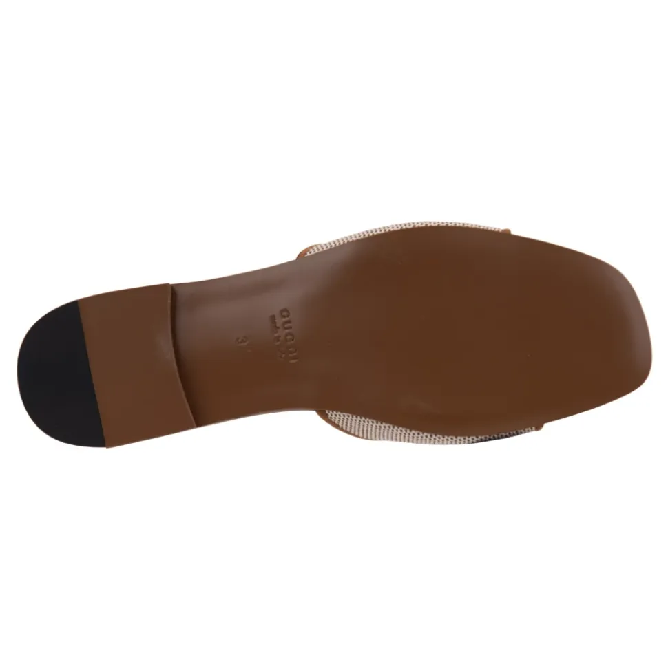 Quilted GG Strap Slipper