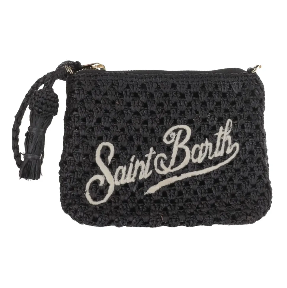 Rafiya Clutch z Logo