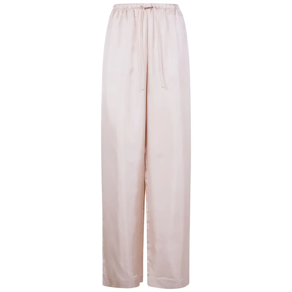 Relaxed Silk Trousers