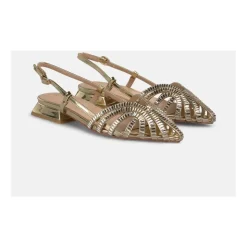 Rhinestone cage sandals