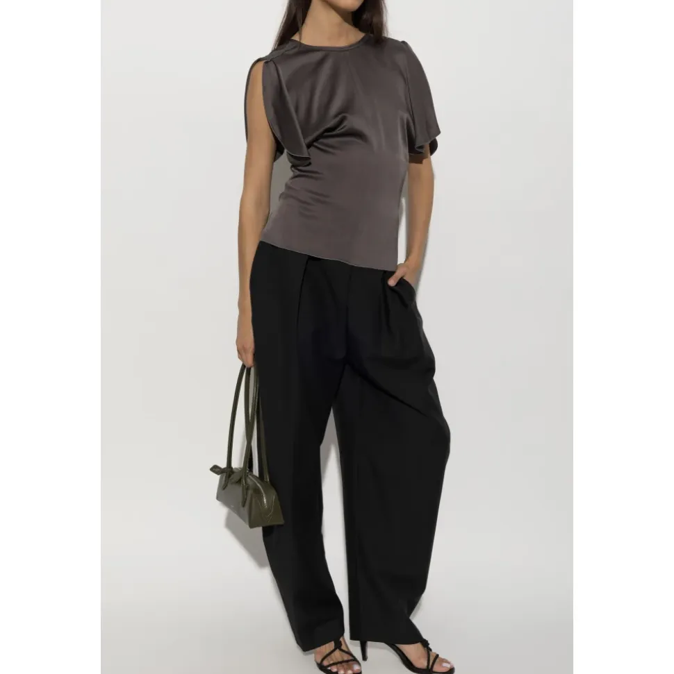 Satynowy top