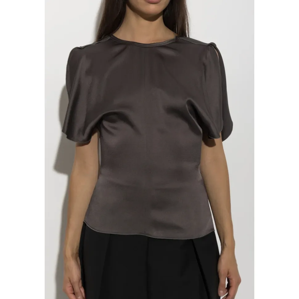 Satynowy top