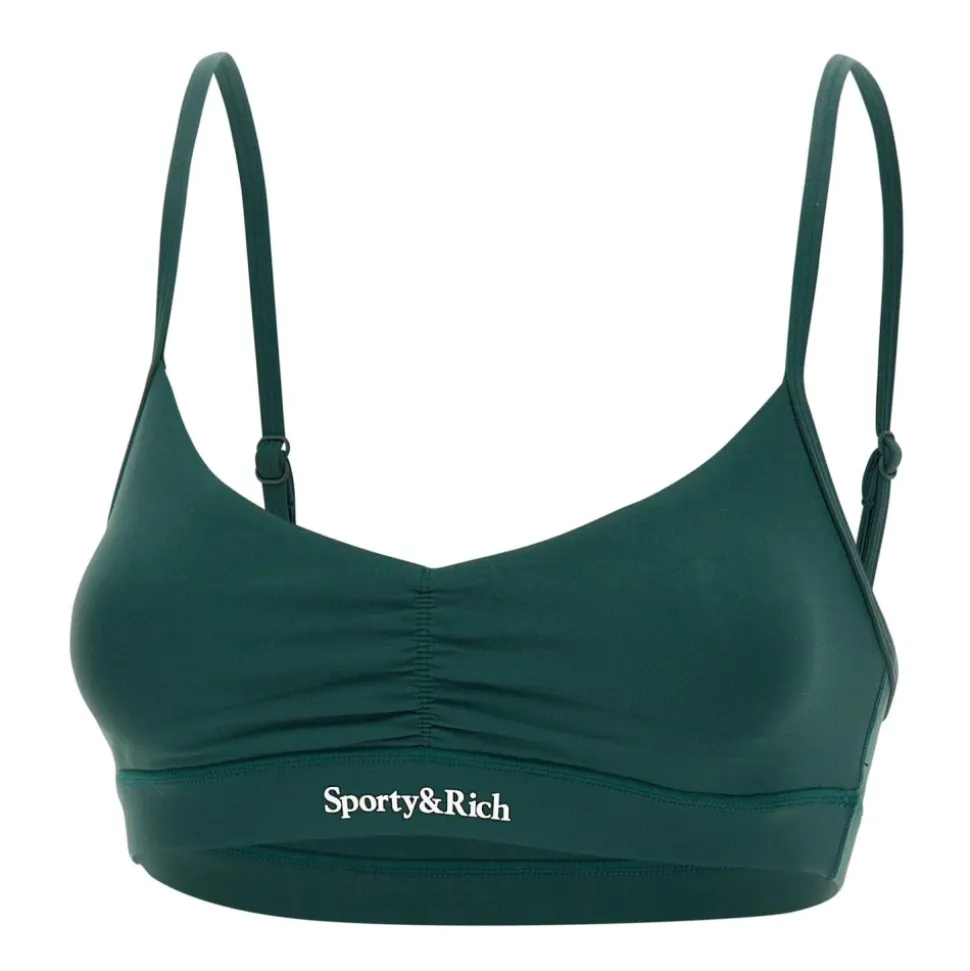 Serif Logo Mini Sports Bra