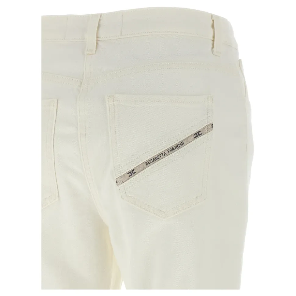 Skinny Jeans with Jewel Padlock