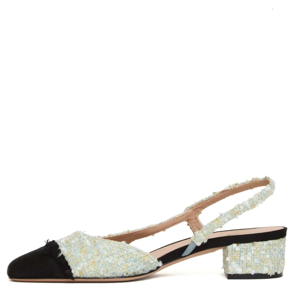 Slingback Tessuto Bouclé