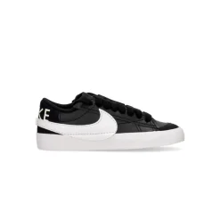 Sneakersy Low Top Czarno-Biało-Pomarańczowe