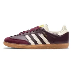 Sneakersy Maroon Gold Metallic Niski Profil