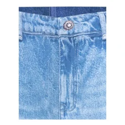 Spodnie imitujące denim