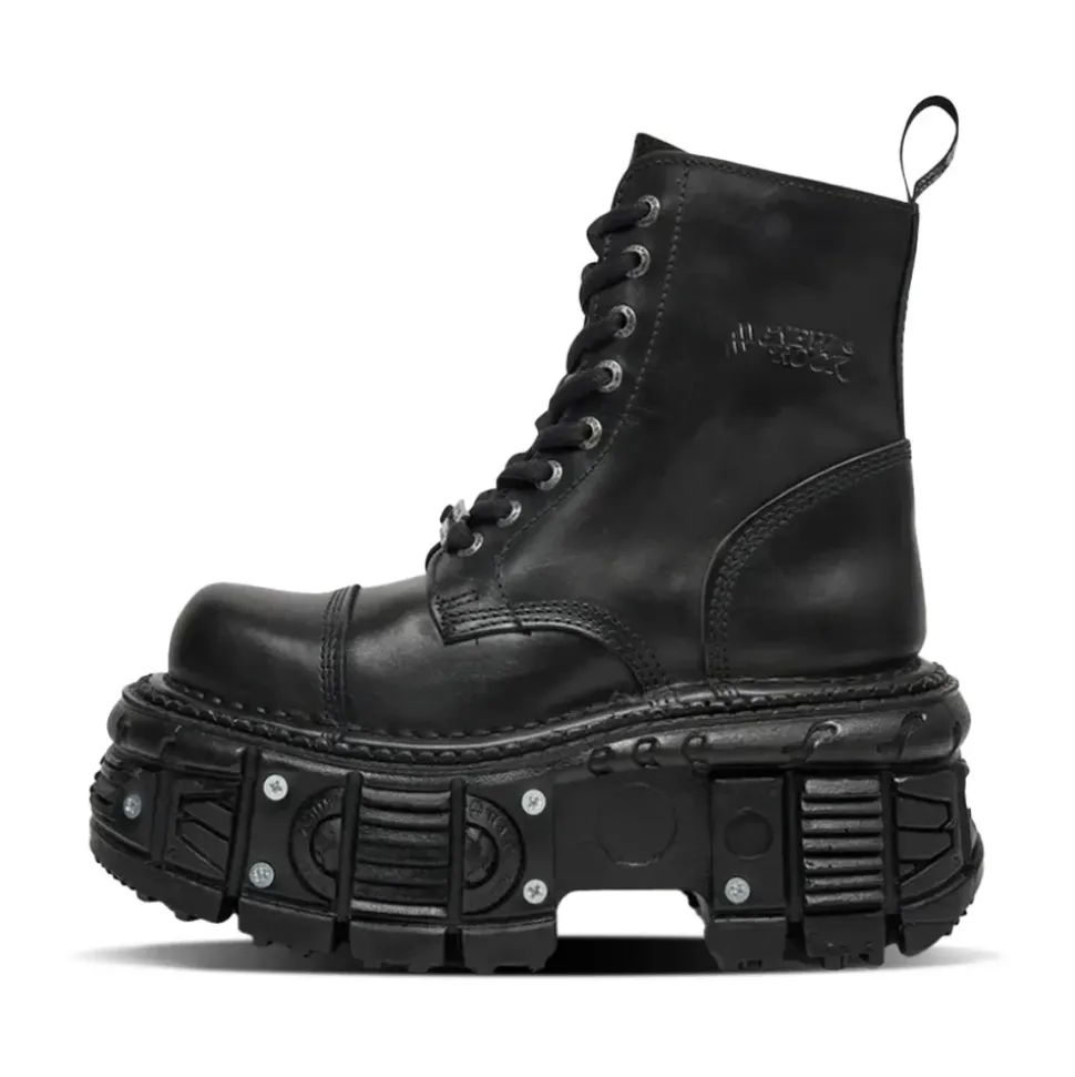 Stylowy Czarny Tank z Śrubami