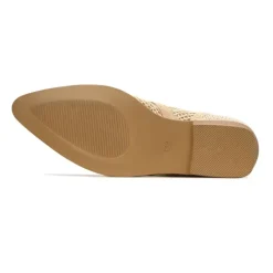 Suede Cowboy Boots - Beige