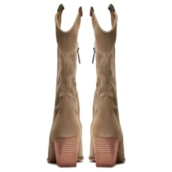Suede Cowboy Boots Mariana - Brown