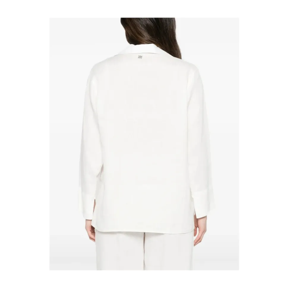 Sweter Slub z dekoltem w serek