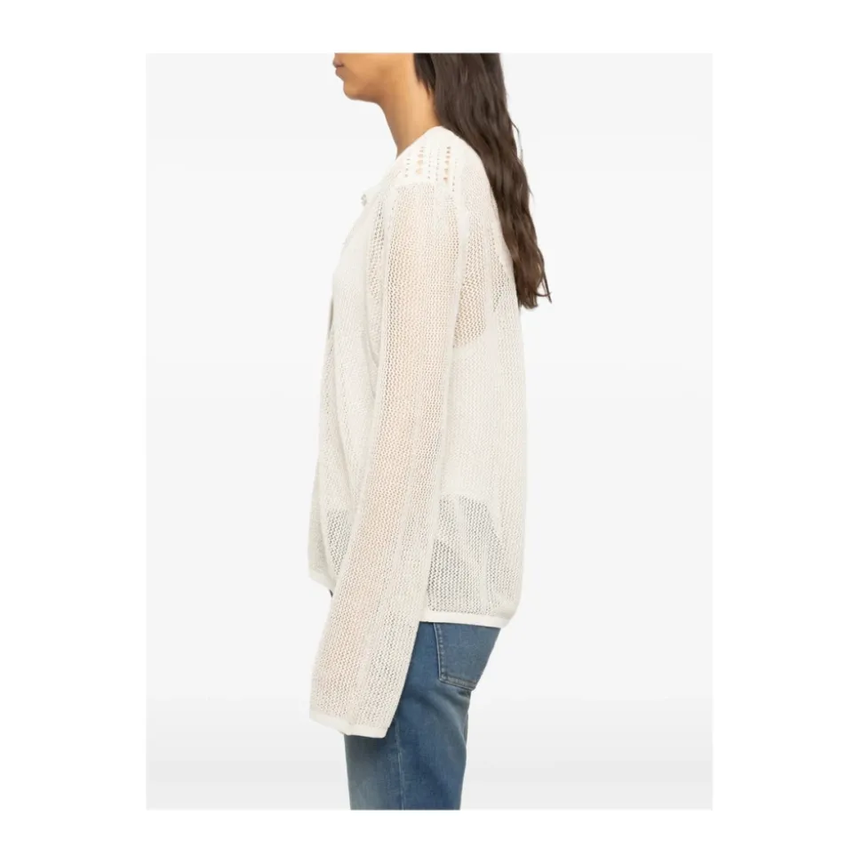 Sweter z ażurowym splotem Mandala