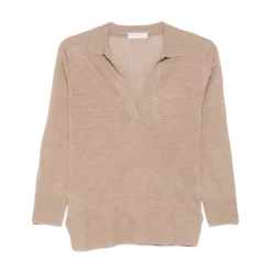 Sweter z dekoltem w serek