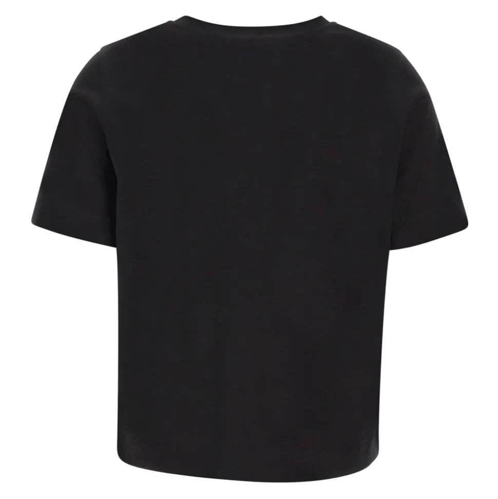 Szeroki T-shirt z dekoltem V