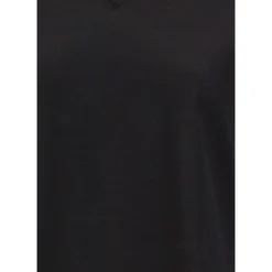 Szeroki T-shirt z dekoltem V