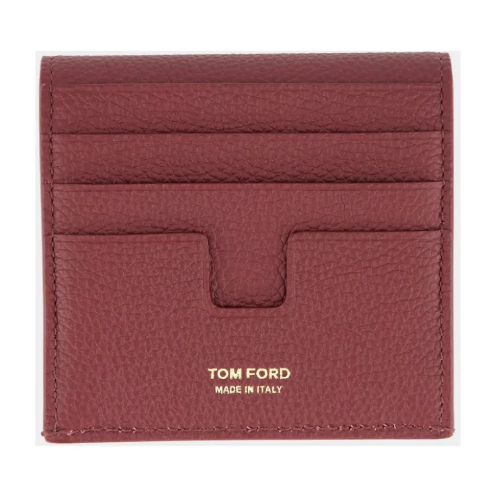 Tara Grain Leather Card Holder