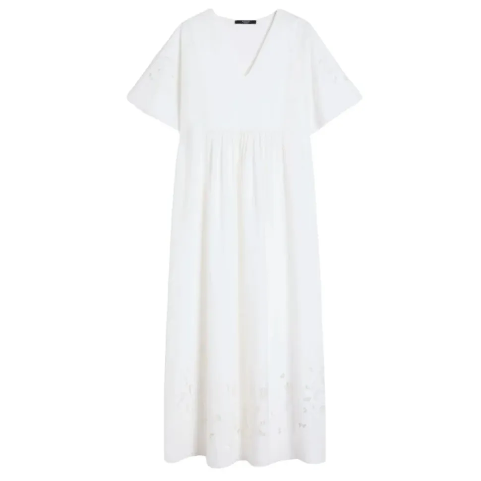 Tartufo Scalloped Eyelet Cotton Poplin Dress