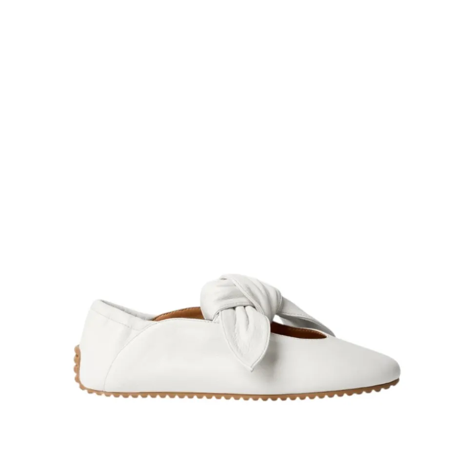 Tess Knotted Rounded-Toe Sneaker