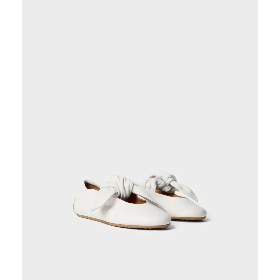 Tess Knotted Rounded-Toe Sneaker