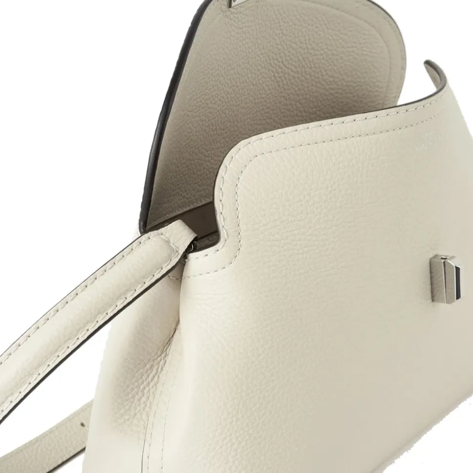 T-Lock Leather Clutch
