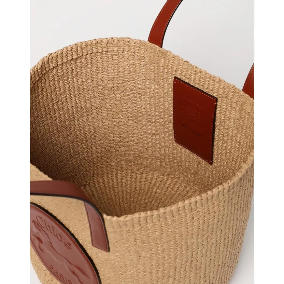 Torba Torebka Raffia Skóra