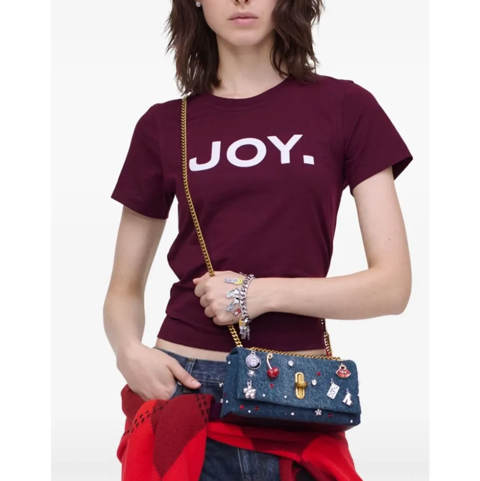 Trinket Charm Denim Dual Chain Mini