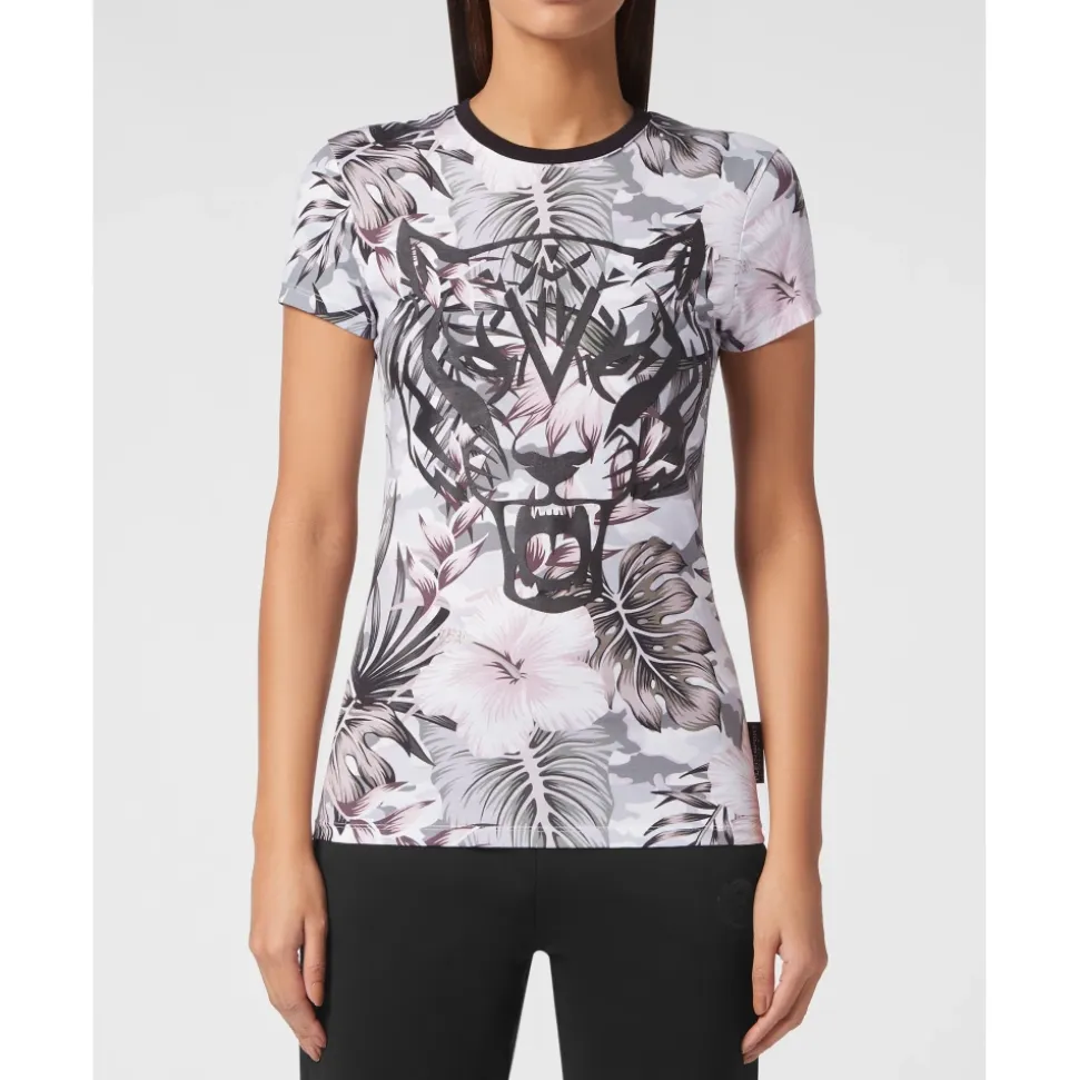 T-Shirt Okrągły Dekolt