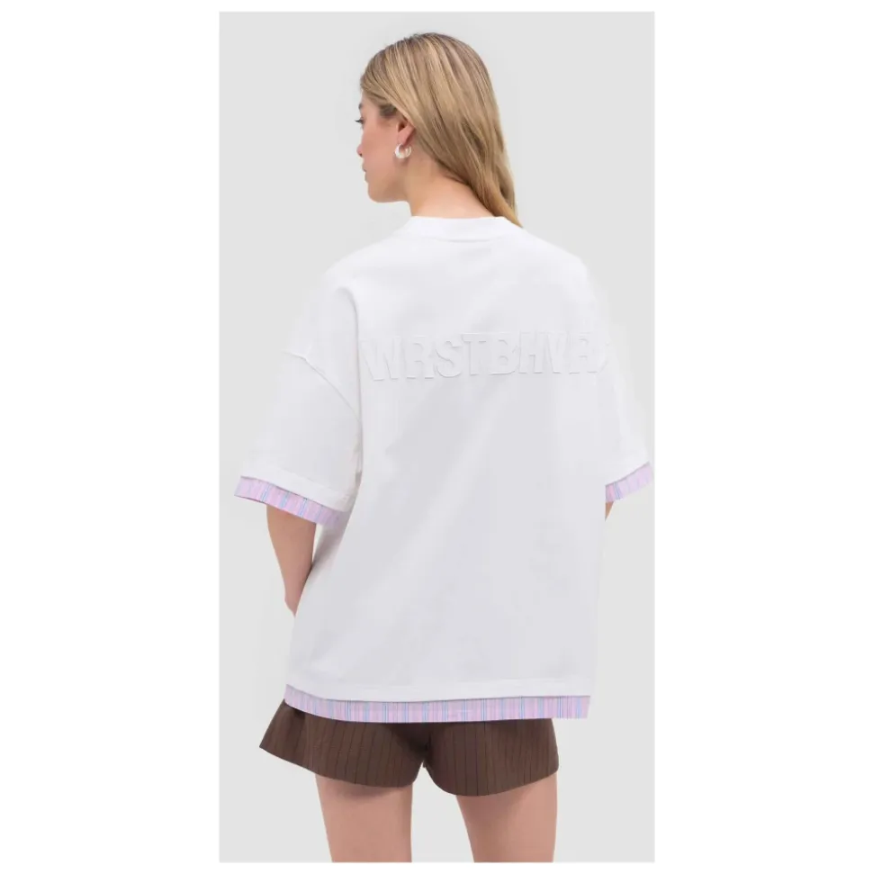 T-shirt o luźnym kroju
