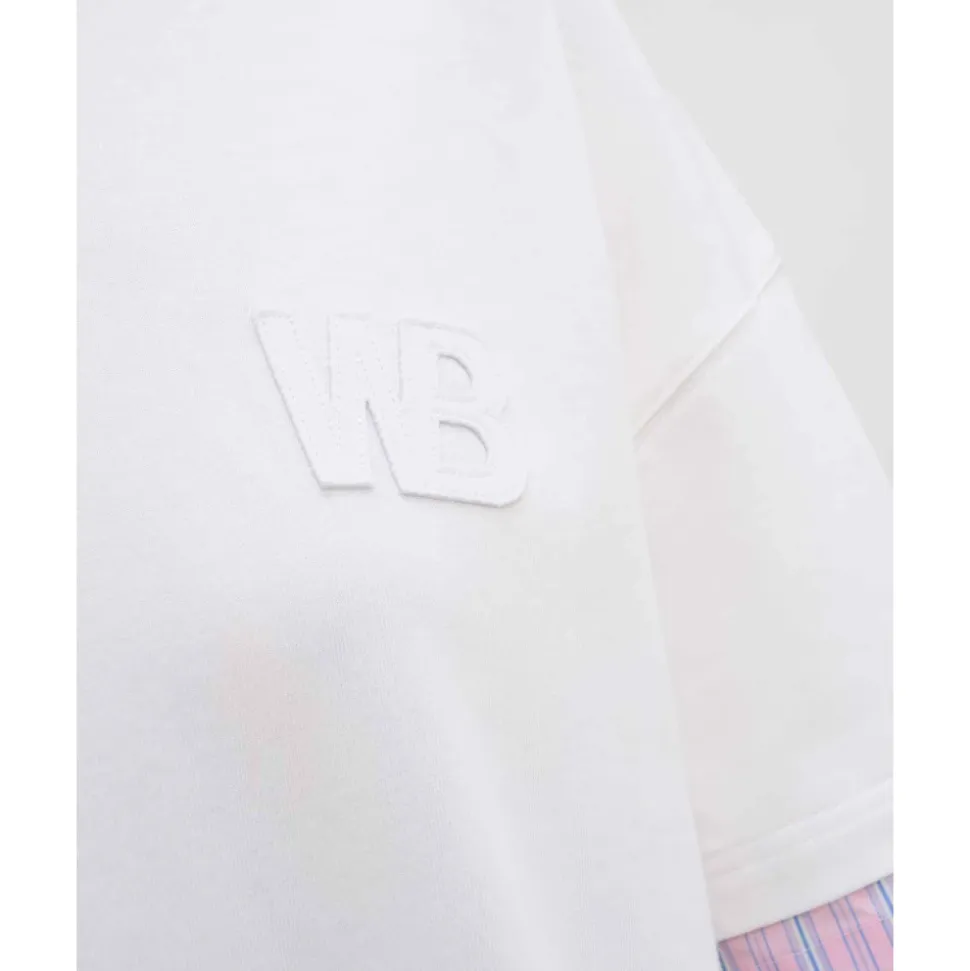 T-shirt o luźnym kroju