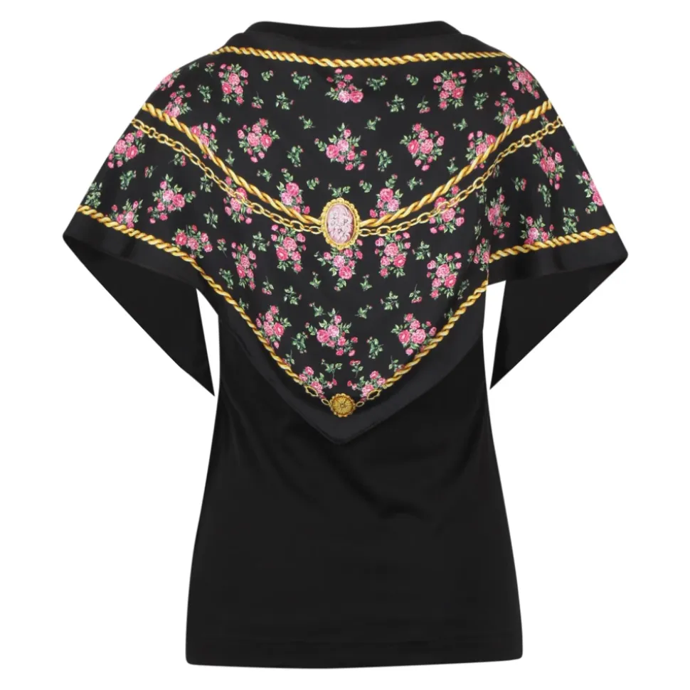 T-shirt z apaszką