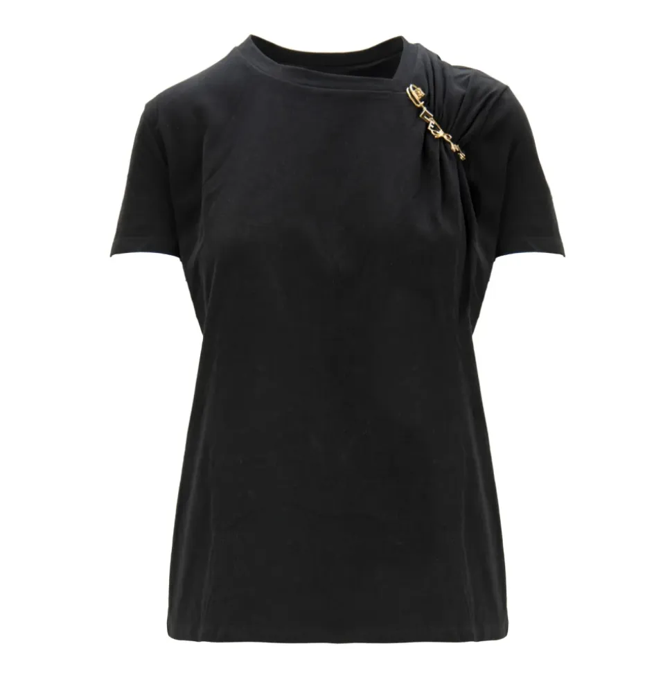 T-shirt z asymetrycznym dekoltem