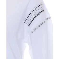 T-shirt z dżetami