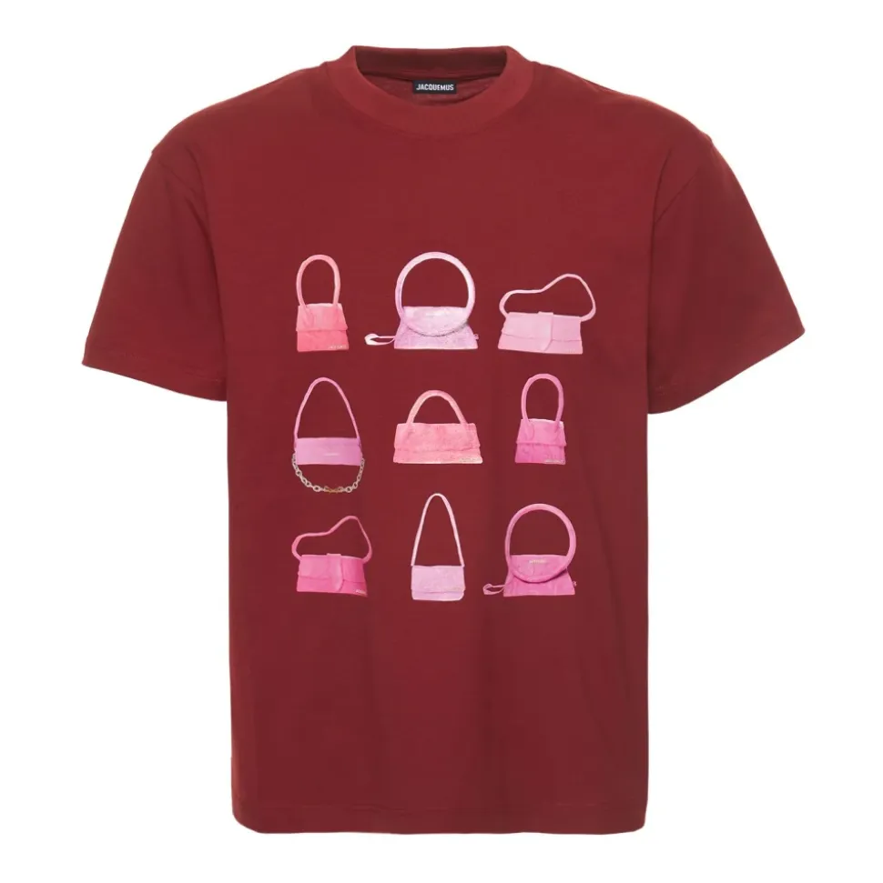 T-shirt z krótkim rękawem z nadrukiem torby