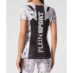 T-Shirt z Okrągłym Dekoltem
