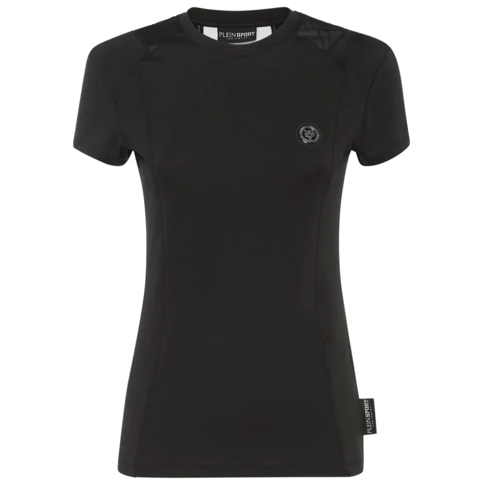 T-Shirt z Okrągłym Dekoltem