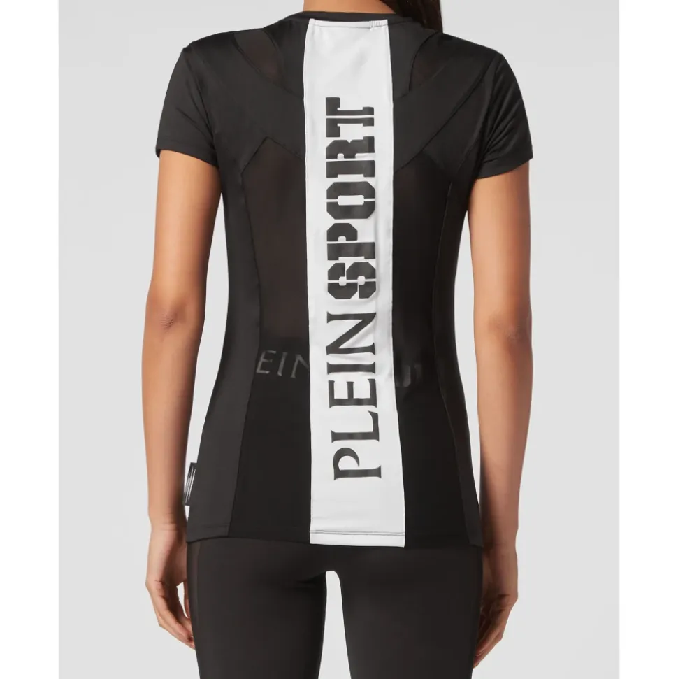 T-Shirt z Okrągłym Dekoltem