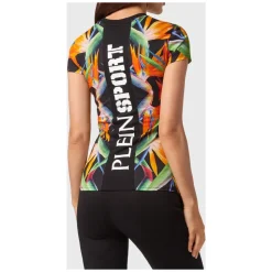 T-Shirt z Okrągłym Dekoltem