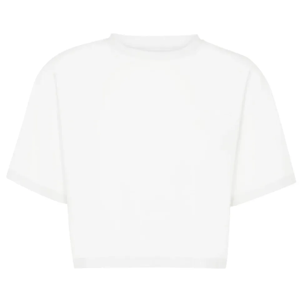 T-Shirt z Okrągłym Dekoltem