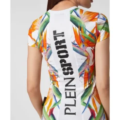 T-Shirt z Okrągłym Dekoltem