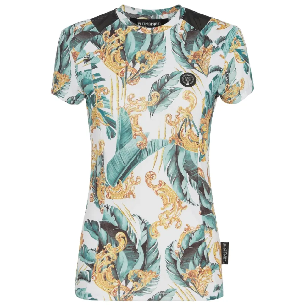 T-Shirt z Okrągłym Dekoltem