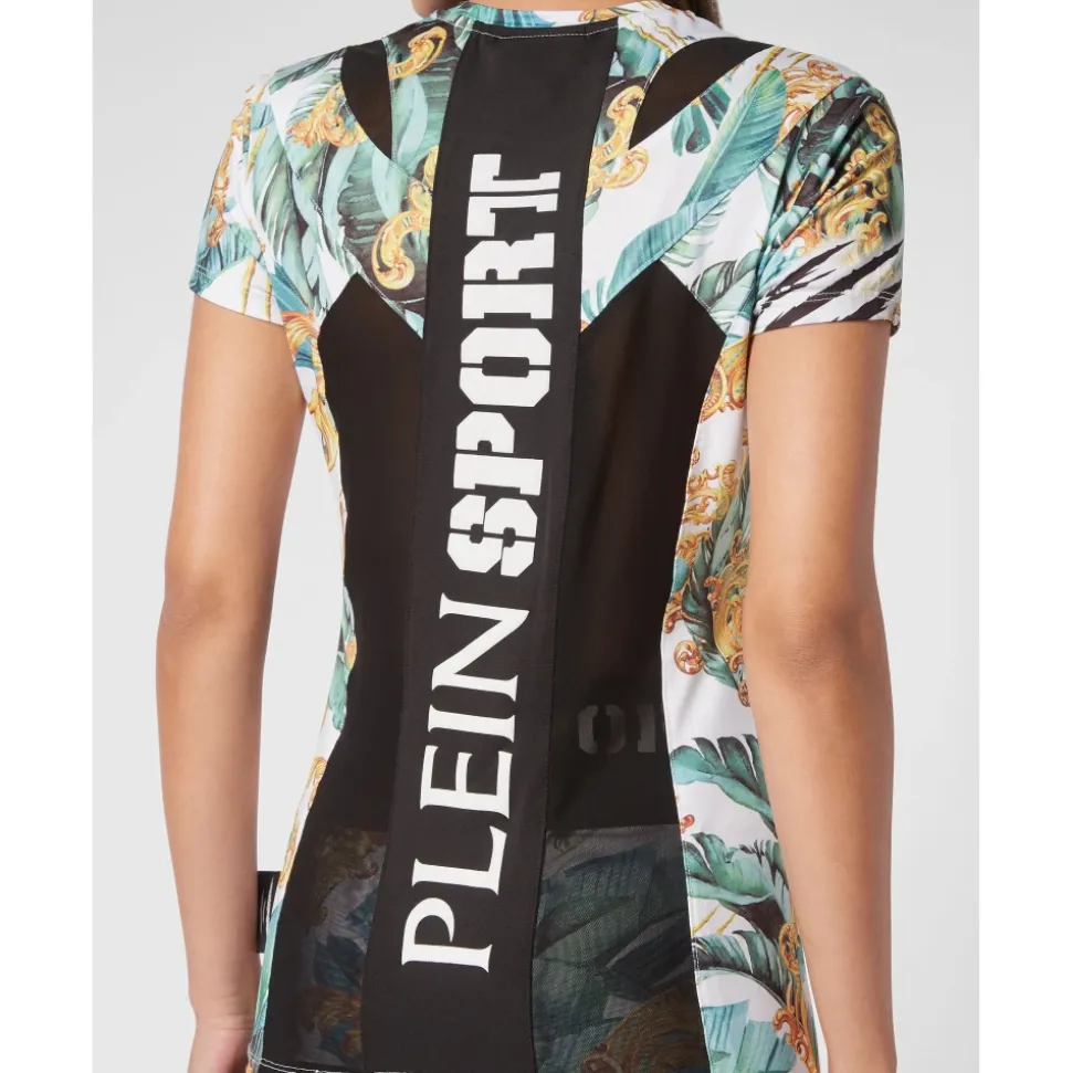 T-Shirt z Okrągłym Dekoltem