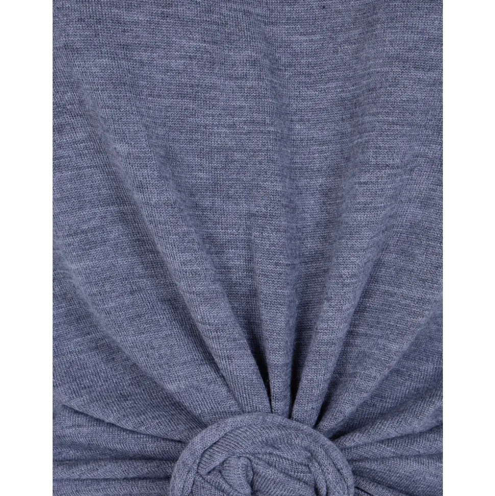 T-shirt z wiązaniem