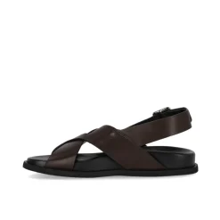 Twill Flat Sandal
