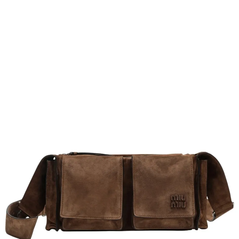 Utilitaire Suede Shoulder Bag