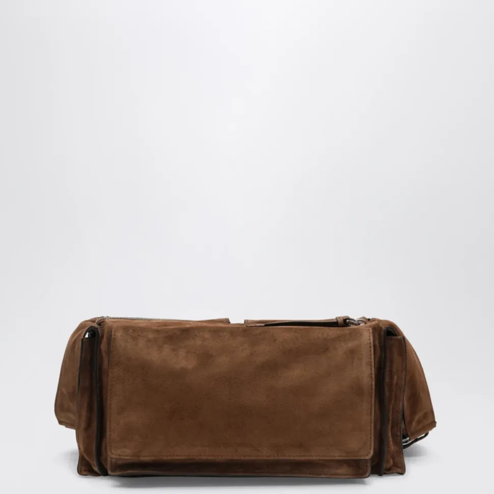 Utilitaire Suede Shoulder Bag