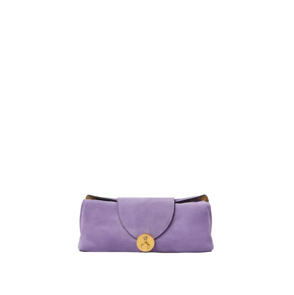 Vivian Suede Clutch
