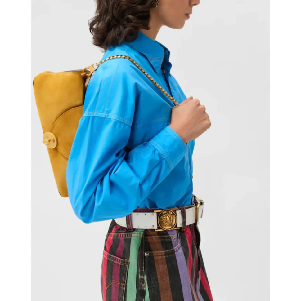 Vivian Suede Clutch