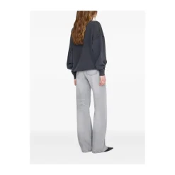 Washed Crew Neck Sweatshirt