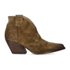 Wintage Zamszowy Texan Ankle Boot